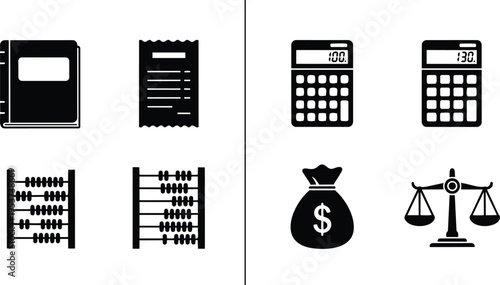 Financial and Accounting Business Icons