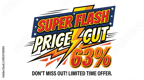 Super Flash Price Cut Sale Announcement