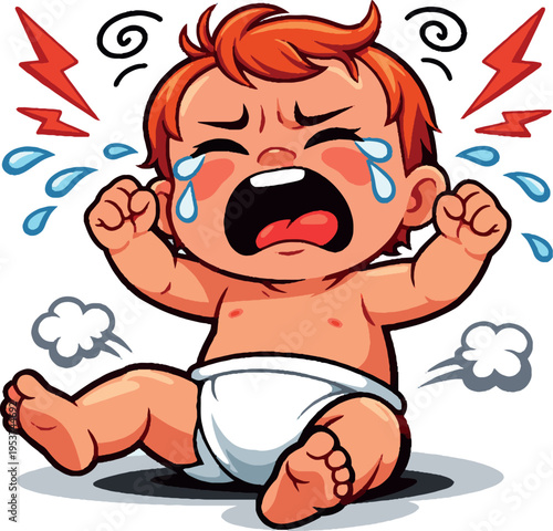  baby throwing tantrum for not getting to play 