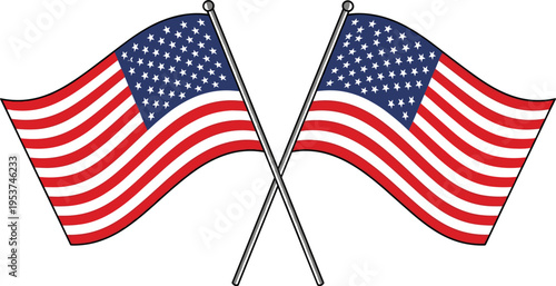 Australia National Flag Vector Icon Featuring Blue Background Southern Cross Stars And Union Jack Isolated On White, 17 words.