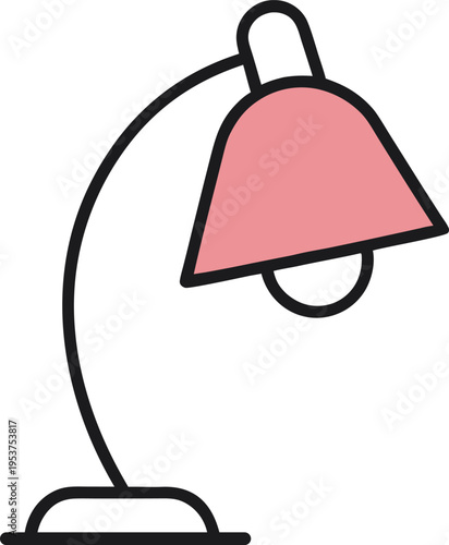 a cute bedside lamp with soft glow.