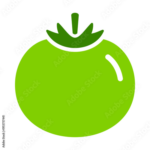 A tomato icon represents vegetable production in a hydroponic growing system. This graphic suits greenhouse farming content, produce branding, cultivation guides, and indoor agriculture presentations