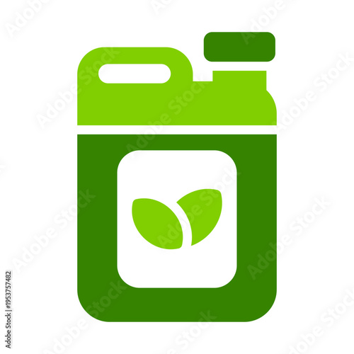 A nutrient bottle with a leaf label represents liquid feeding for hydroponic plants. This graphic suits fertilizer guides, greenhouse systems, indoor farming content, and crop management materials.