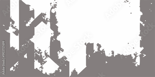 Abstract grunge vector illustration featuring a world map puzzle and a tree silhouette against a green patterned background representing global geography and nature