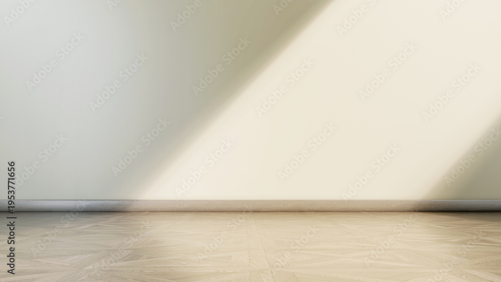 Naklejka premium Large luxury modern bright interiors Living room mockup illustration 3D rendering Generated Color Image