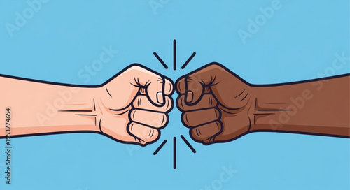 Diverse Hands United - A Symbol of Unity and Collaboration.