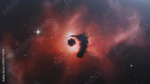 NGC 2174 Monkey Head Nebula Emission Region Space View