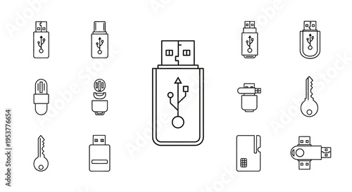 Usb flash drive electronic device.