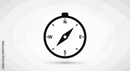 Compass Navigation Tool Direction Indicator.
