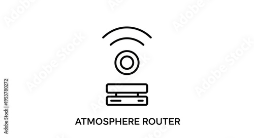 Atmosphere Router Wireless Internet Connection.