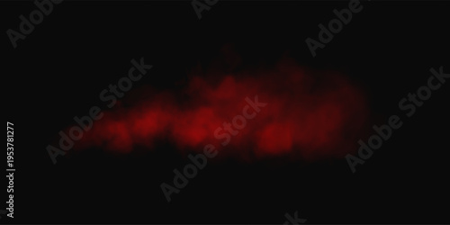 Fiery Red Smoke Explosion Effect Background