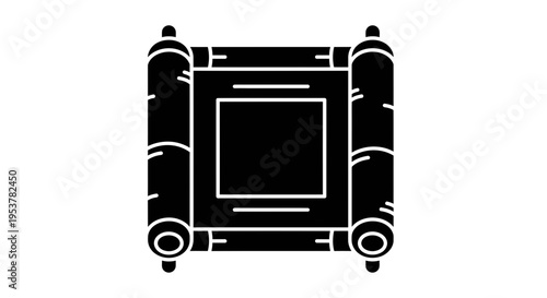 Scroll Vector of Papyrus Antique Vintage History Graphic