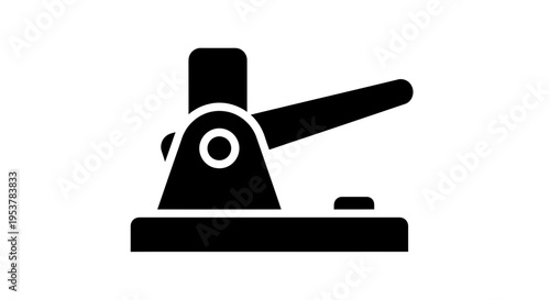 Hole Punch Minimalist Design in Black and White