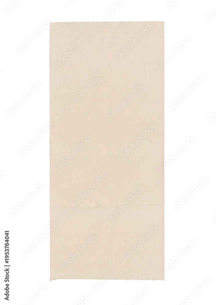 Fototapeta premium Sand Beige Receipt Paper