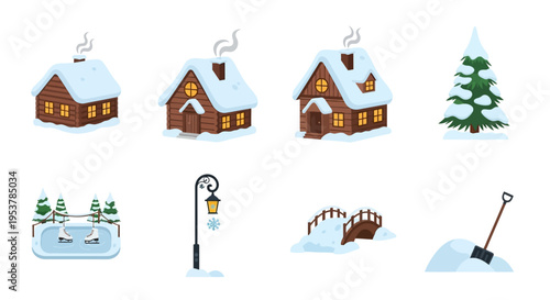 Snow Shovel and Winter Tools.