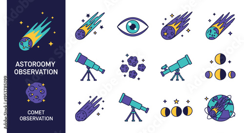 Telescope Astronomy Observation Stargazing Equipment.