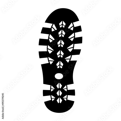 Sole of a shoe tread.