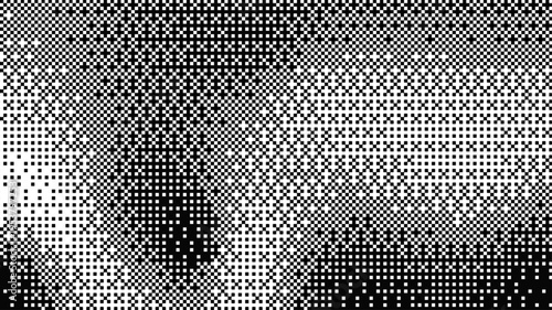Abstract 8-bit halftone effects for vintage video art, featuring radial comic overlays and endless mosaic grids.Pixel bitmap gradient with Y2K game motifs, retro arcade dither textures. Vector art.