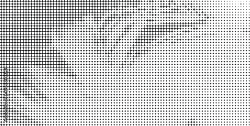 Dark Purple Plus Sign Gradient Halftone Abstract Background, Purple Cross Pattern Textured Gradient Design Background