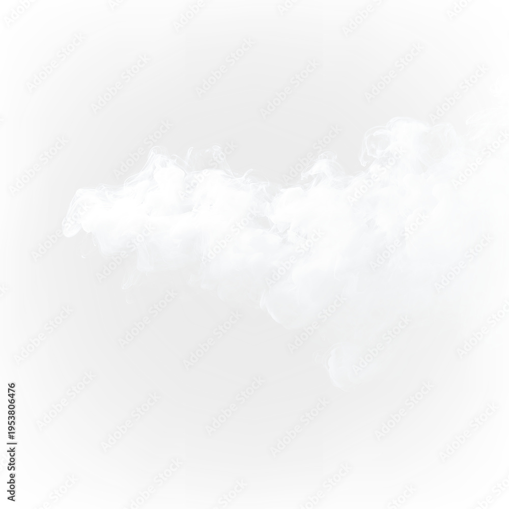 Obraz premium White cloud with soft shapes on a clear background in a bright sky during daytime
