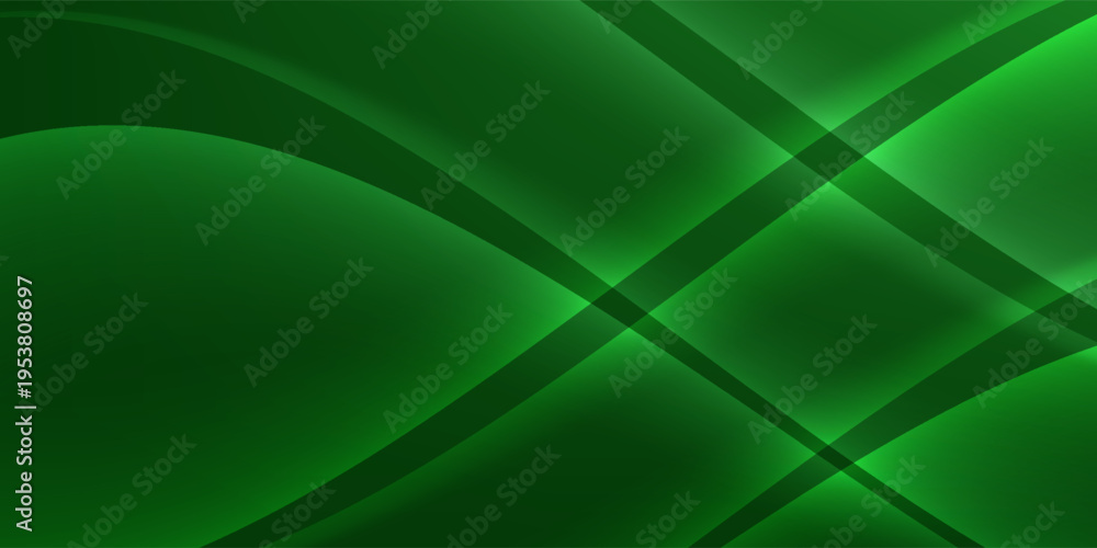 Obraz premium Green abstract background. Creative illustration for poster, web, landing, page, cover