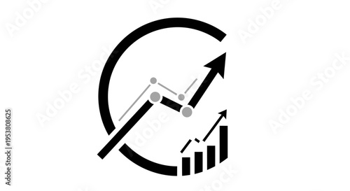 Business growth and time concept.