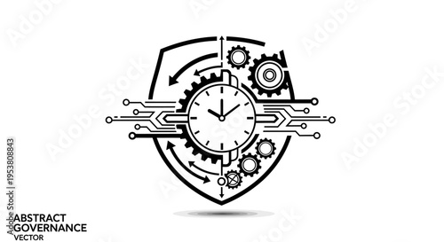 Clock with gears and mechanical parts.