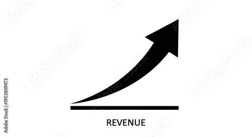 Increasing revenue growth chart graph.