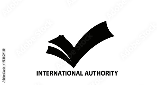 International Authority Logo Checkmark Symbol.