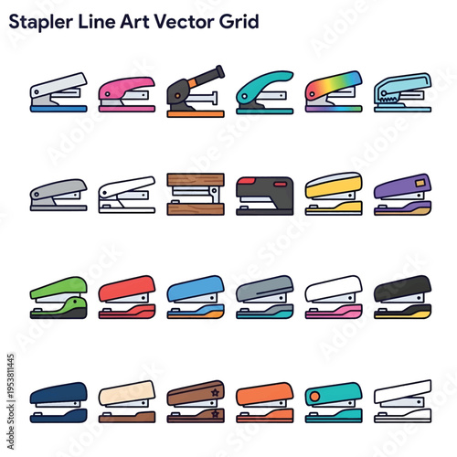 Office Stapler for Paper Binding, Stationery Tool for Documents Organization