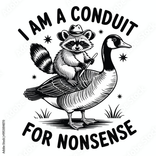 Black and white of a cat with stars and text feline