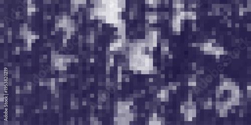 Dark indigo and white abstract pixelated pattern with a distressed, organic feel resembling cracked earth or weathered stone for textured backgrounds and artistic compositions