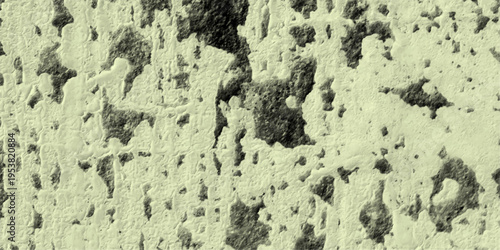 Textured abstract surface with a light yellow and dark gray palette, featuring irregular, rough, and pitted areas creating a natural, weathered, or organic material effect for backgrounds