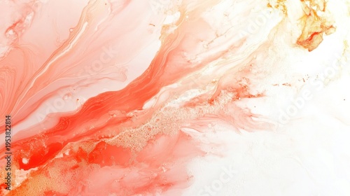 Liquid Art: Abstract fluid acrylic painting in a palette of warm, inviting hues. The artwork captures the fluidity and captivating interplay of colors.