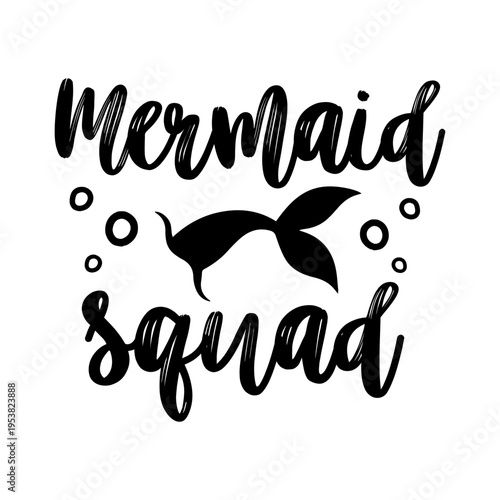 Mermaid Squad Svg