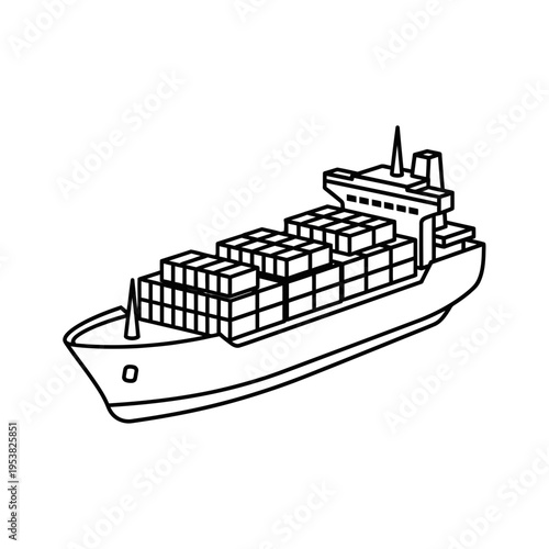 Maritime Shipping Icon