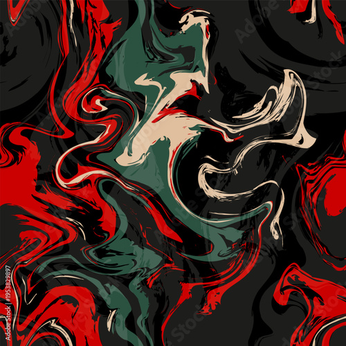 Volcanic Earth Marble. Seamless pattern