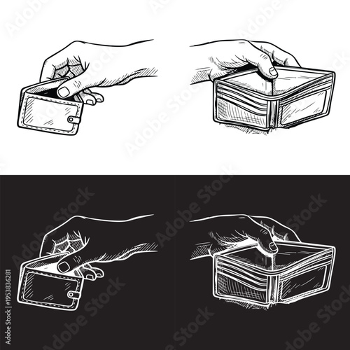 Abstract Explosion Effect Overlay PNG War Economy Concept Black White Sketch Transparent Background