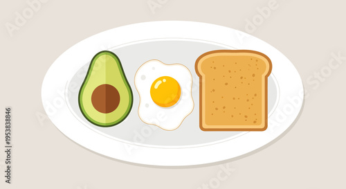 a plate of avocado toast with egg.