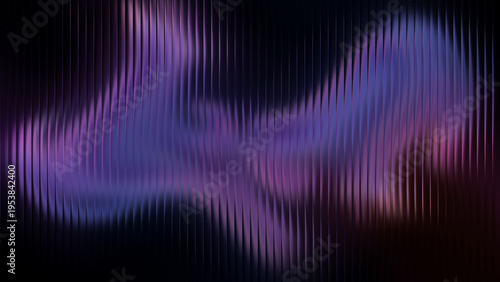 Photography Abstract pixel art with purple and blue hues on black background