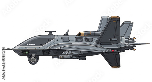 Futuristic aircraft design showcasing advanced technology and sleek aerodynamic features for high-speed travel.