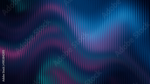 Fotografi Abstract digital art with purple and blue gradient