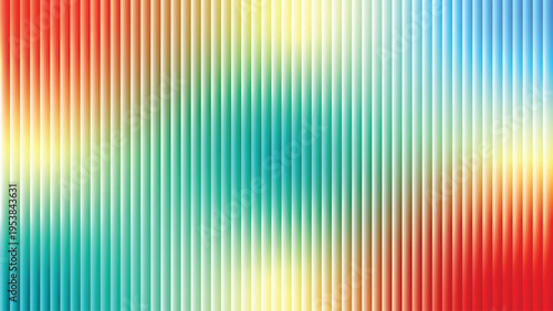 Vibrant neon vertical lines wave background with gradient texture
