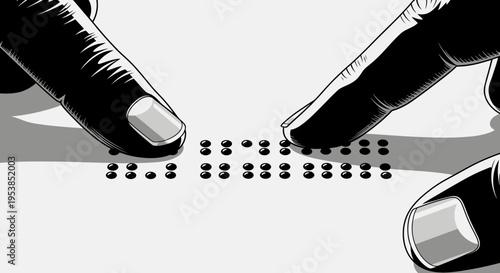 braille reading fingers literacy