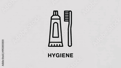 toothbrush and toothpaste for oral hygiene care
