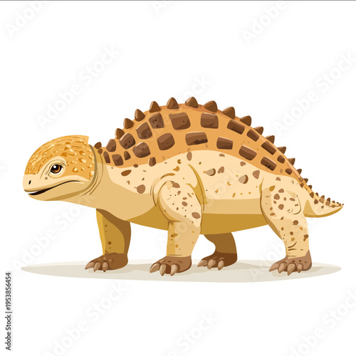 simple vector Edmontonia clipart illustration white background vector art style simple design flat illustration no shadows