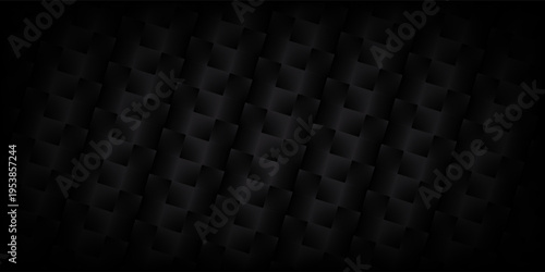 3D Vector Rectangle Blocks Conceptual Tech Dark Gray Abstract Background. Science Technology Three Dimensional Tetragonal Structure Sci-Fi Darkness Wallpaper. Clear Blank Subtle Textured Backdrop