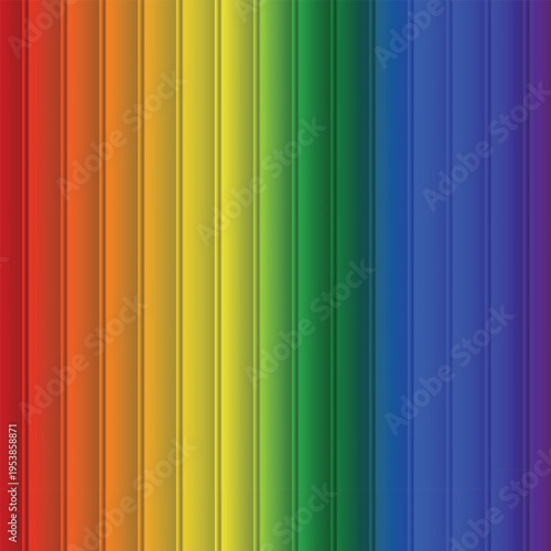 Pride rainbow gradient background with colorful stripe lines and vibrant LGBT design for pride month. Gay, lesbian, bisexual and transgender community. Vector illustration.