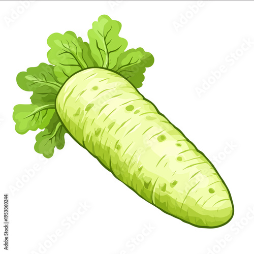 simple vector wasabi clipart illustration white background vector art style simple design flat illustration no shadows