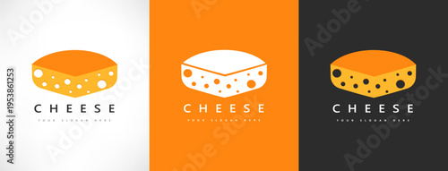 Cheese logo vector. Food design
